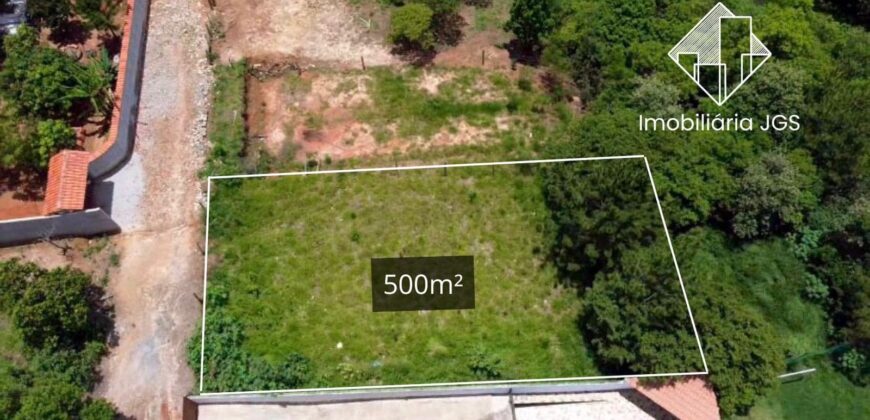 Terreno de 500m²- Bairro Jundiaquara –  Araçoiaba da Serra