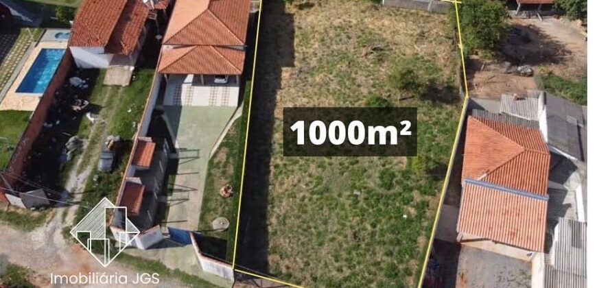 Terreno de 1000m² totalmente Plano – Bairro Jundiaquara/Araçoiaba da Serra