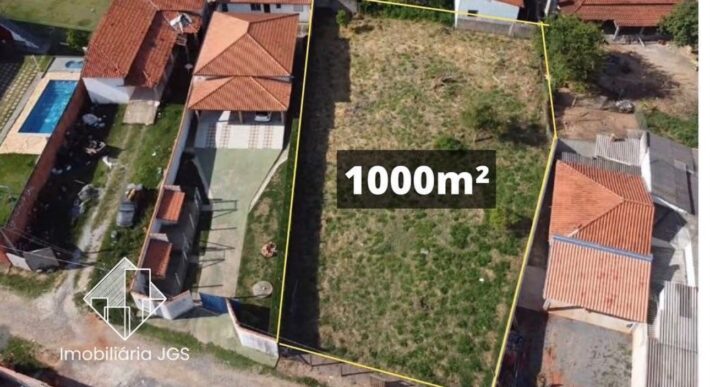Terreno de 1000m² totalmente Plano – Bairro Jundiaquara/Araçoiaba da Serra