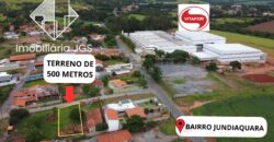 Terreno de 500 M²  Próximo da Vitafor – Bairro Jundiaquara – Araçoiaba da Serra/SP