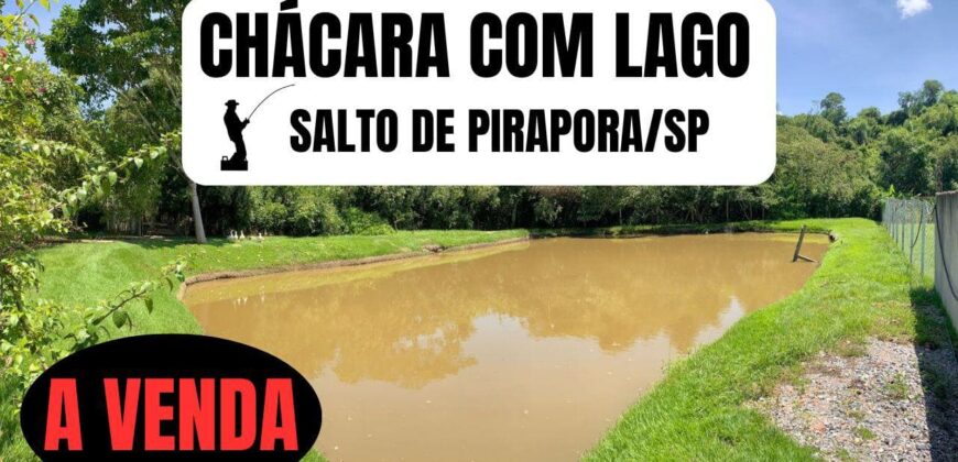 Chácara com lago – Salto de Pirapora/SP