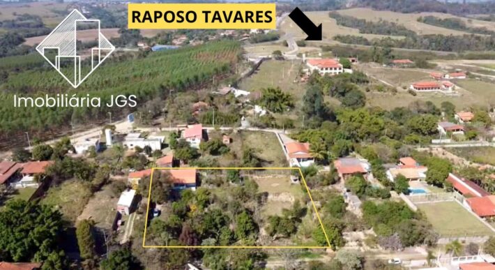 Chácara de 3 mil metros próximo da Raposo Tavares