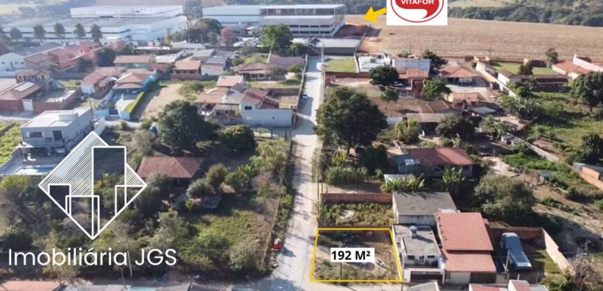 Ótimo Lote de 192 metros á Venda – Araçoiaba da Serra/SP