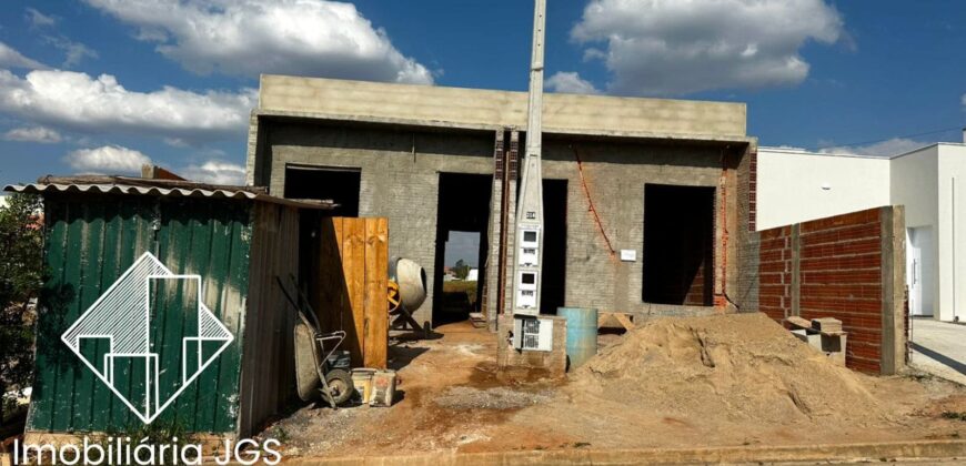Casa em fase de construção – Loteamento São Lucas