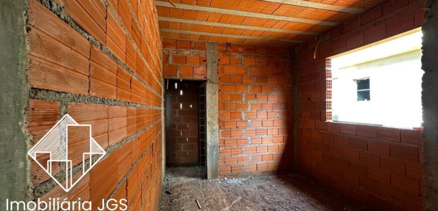 Casa em fase de construção – Loteamento São Lucas