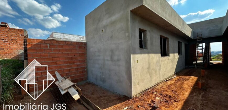 Casa em fase de construção – Loteamento São Lucas
