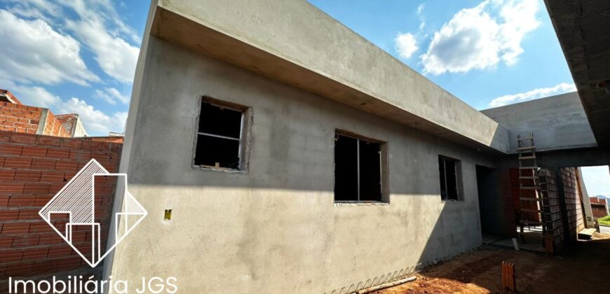 Casa em fase de construção – Loteamento São Lucas