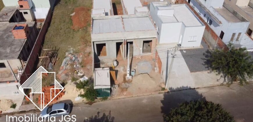 Casa em fase de construção – Loteamento São Lucas