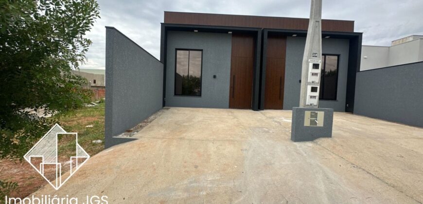 Casa Nova com fino acabamento – Loteamento São Lucas