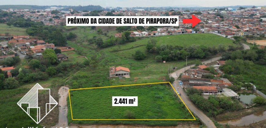 Terreno de 2.441 metros a Venda – Salto de Pirapora/SP