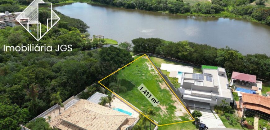 Terreno de 1.411 metros com acesso no Lago – Condomínio Village Ipanema 1