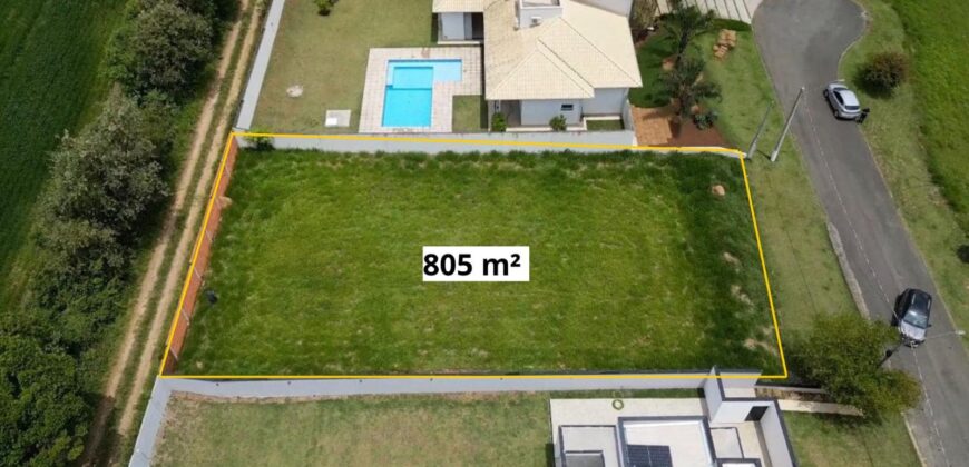 Oportunidade de Terreno de 805 metros – Condomínio Village Araçoiaba