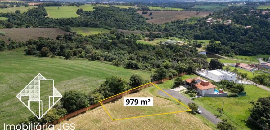 Terreno plano de 979 metros – Condomínio Village Araçoiaba
