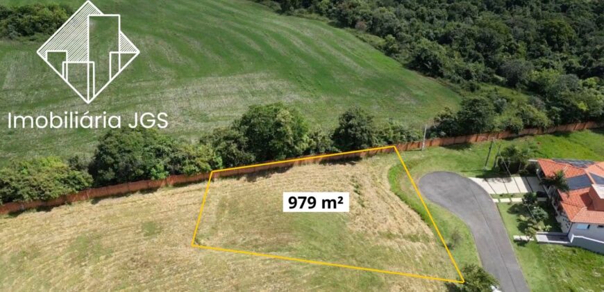 Excelente Terreno de 979 metros – Condomínio Village Araçoiaba