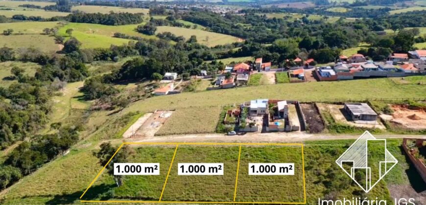 Oportunidade de Terrenos de 1.000 metros – Araçoiaba da Serra/SP