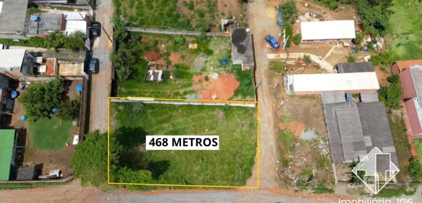 Terreno de esquina de 468 metros – Bairro Jundiaquara